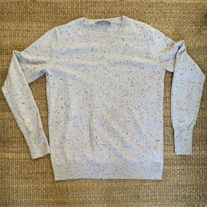 Everlane Cashmere Crew in Lavender Donegal